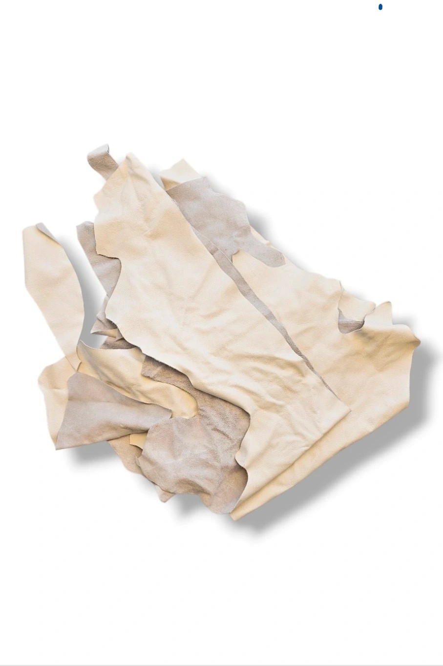 High‑quality white upholstery leather – 2400 g (retales)