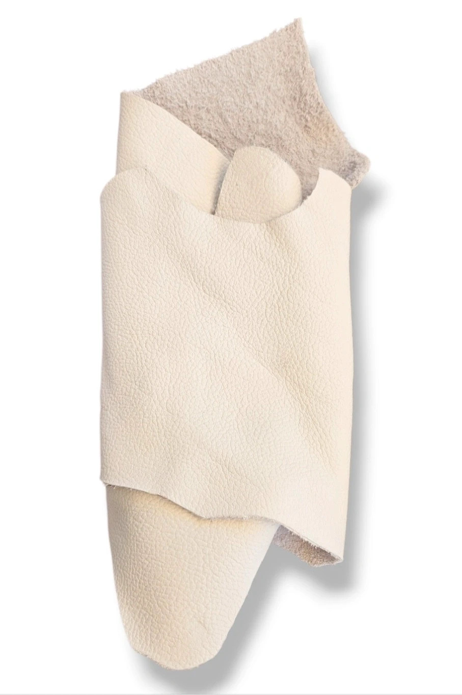 High‑quality white upholstery leather – 200 g (retal)
