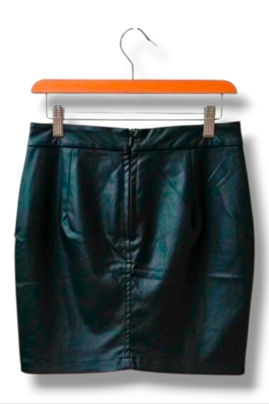 Shein Curve Faux Leather Asymmetrical Skirt · Black · Size XL – Shein – taille XL / 42 / 14 2