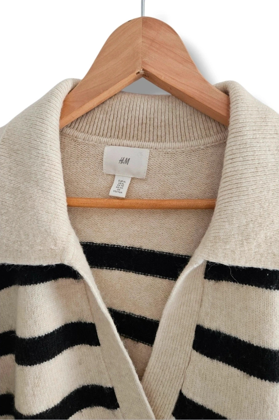 H&M Striped Soft Knit Sweater · Size XL · Oversize Fit – H&M – taille XL / 42 / 14 4