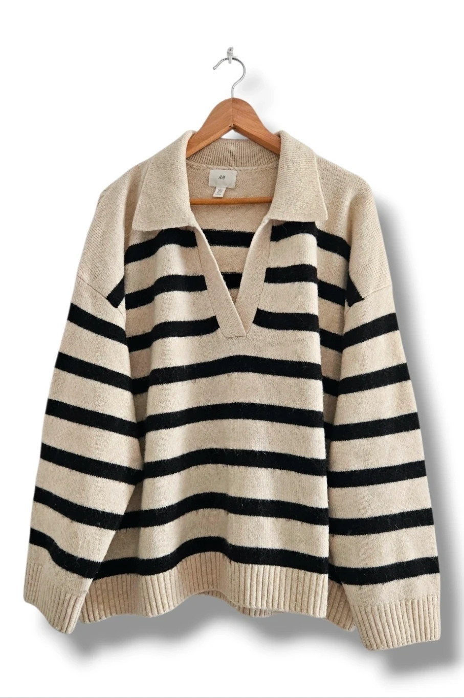 H&M Striped Soft Knit Sweater · Size XL · Oversize Fit – H&M – taille XL / 42 / 14