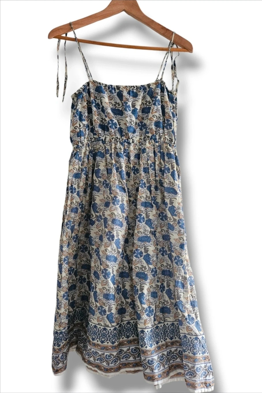 Oysho Floral Midi Dress · Size M · 100% Cotton · Lined – Oysho – taille M / 38 / 10 2