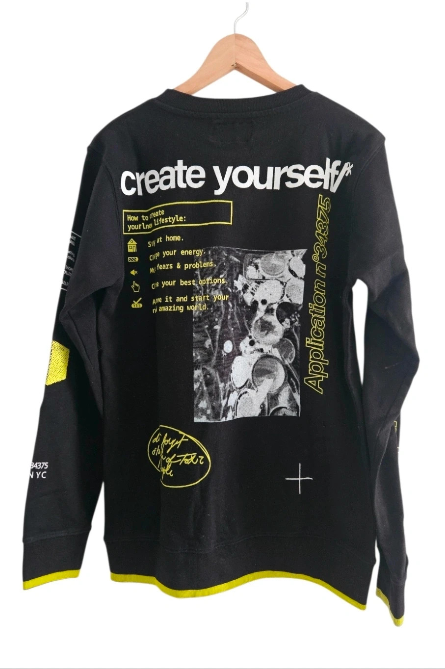 Inside Graphic Black Sweatshirt · Size XS · Streetwear – Inside – taille XS 2