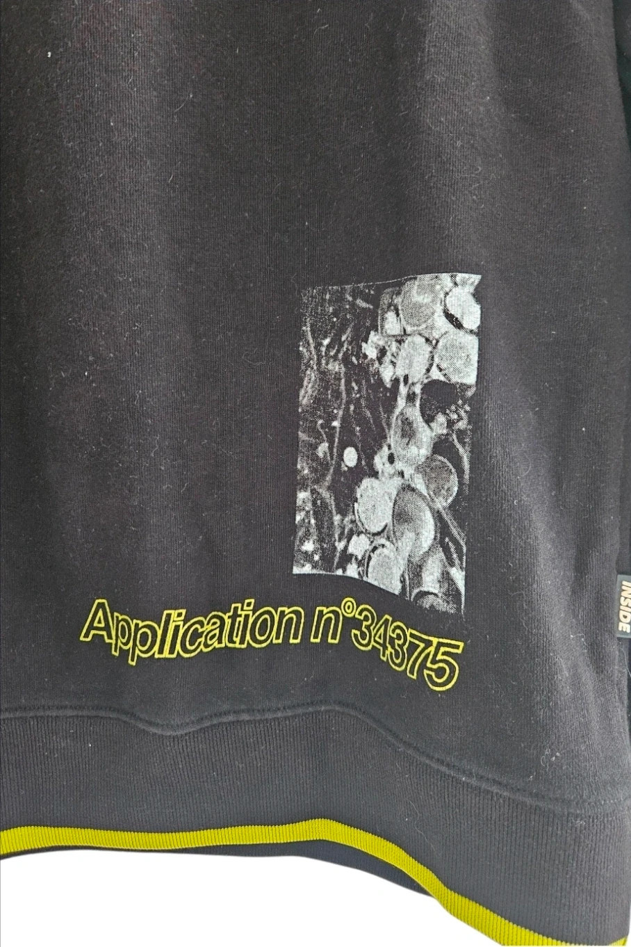 Inside Graphic Black Sweatshirt · Size XS · Streetwear – Inside – taille XS 3