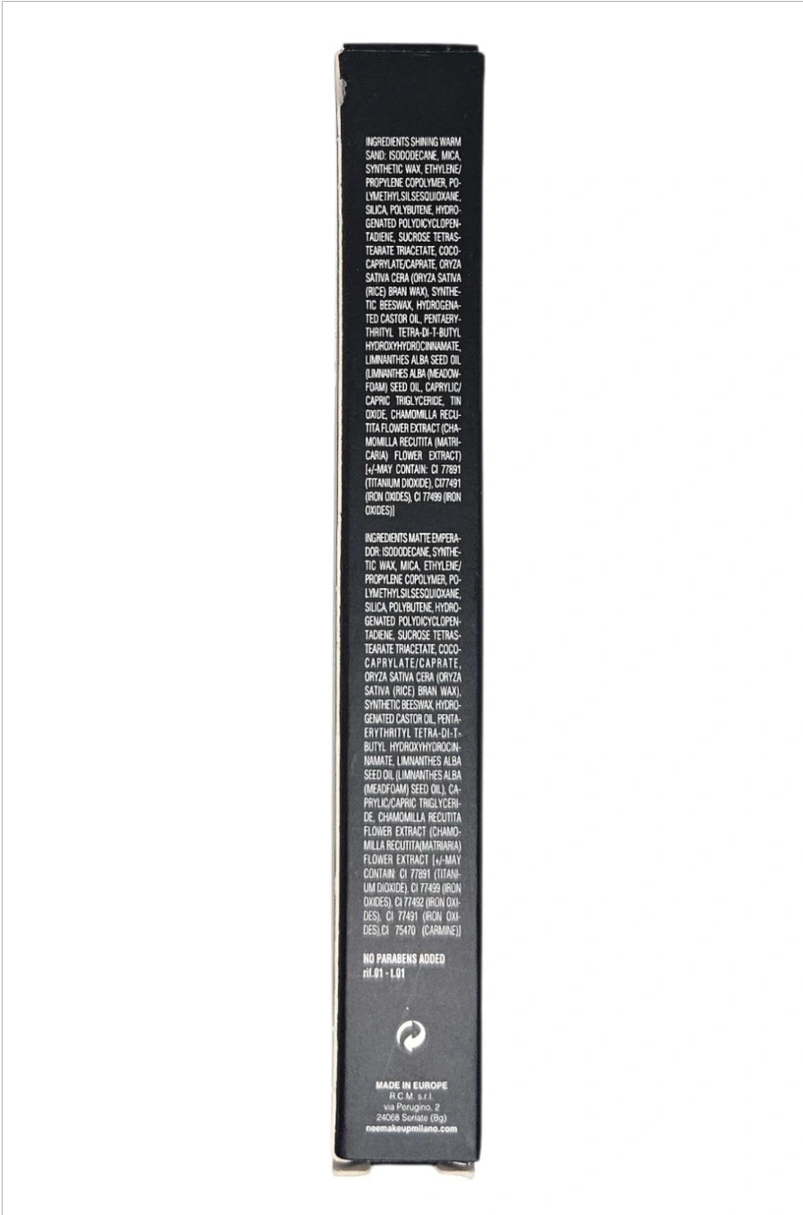Nee Make Up Milano Eyeshadow Primer Matte Emperador · New – NEE MAKE UP MILANO 5