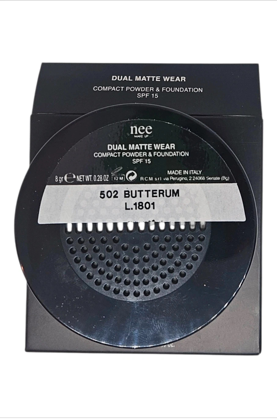 Nee Make Up Milano Dual Matte Wear SPF 15 · Butterum 502 · New – NEE MAKE UP MILANO 3