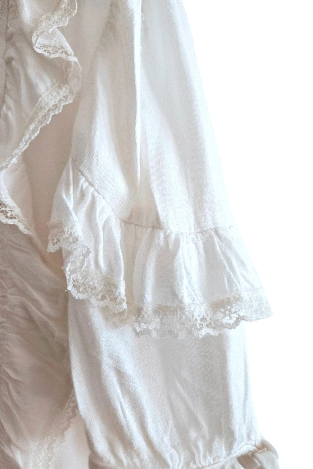 Sfera white ruffled blouse · Size L · Perfect condition – Sfera – taille L / 40 / 12 3