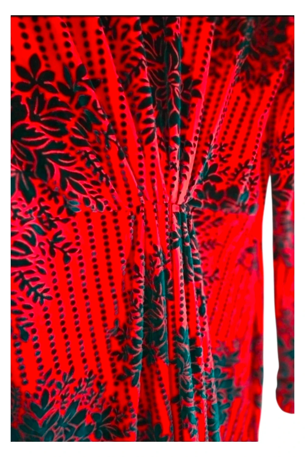 Zara velvet floral dress · Size L · Perfect condition – Zara – taille L / 40 / 12 5