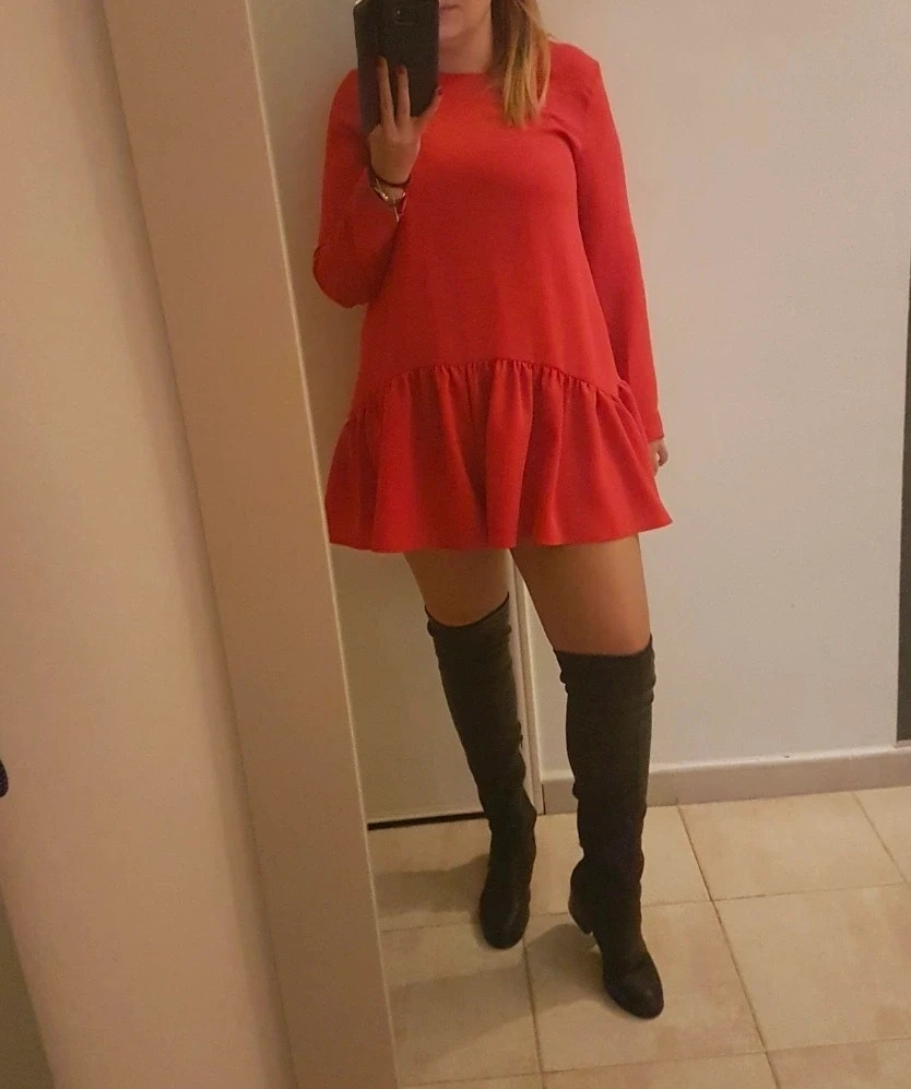 Zara red babydoll romper · Size L · Perfect condition – Zara – taille L / 40 / 12