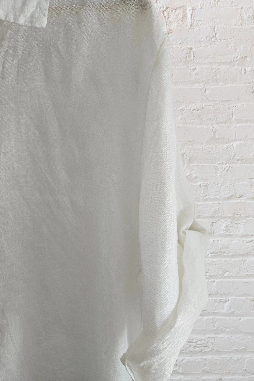 100% linen white shirt · Size L · New - Boho style – taille L / 40 / 12 3
