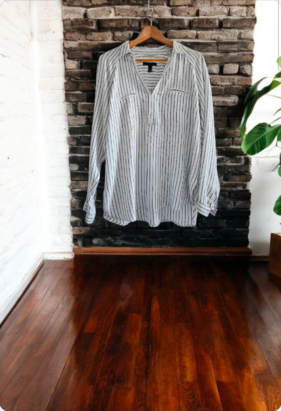 Violeta by Mango striped shirt · Size L · Perfect condition