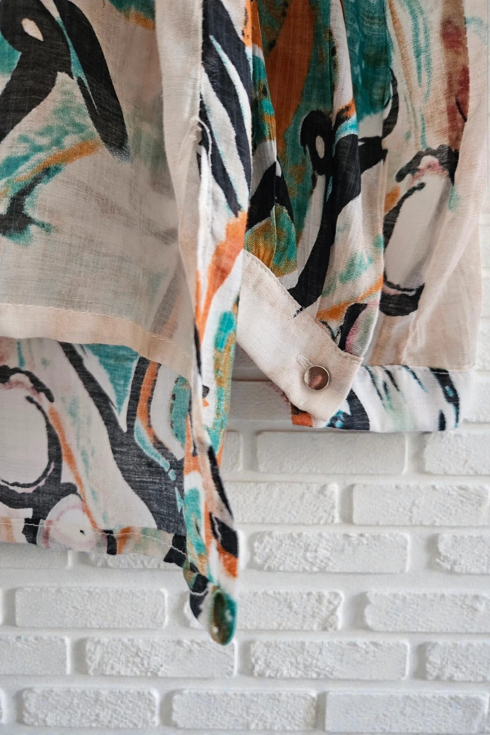 El Corte Inglés boho printed blouse · Size 42 · Perfect condition – El Corte Inglés – taille XL / 42 / 14 2