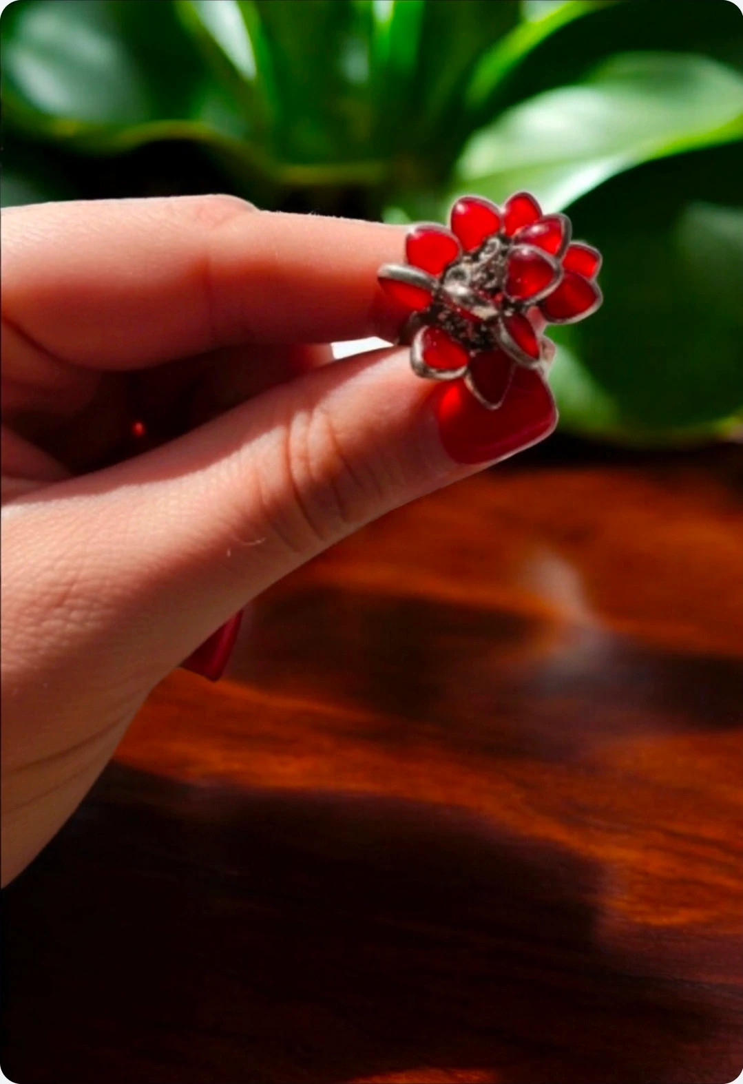 Swatch ring · Size 6 · Heart charms · “I love you” engraving · Valentine’s gift – Swatch – taille 14,9 mm 4