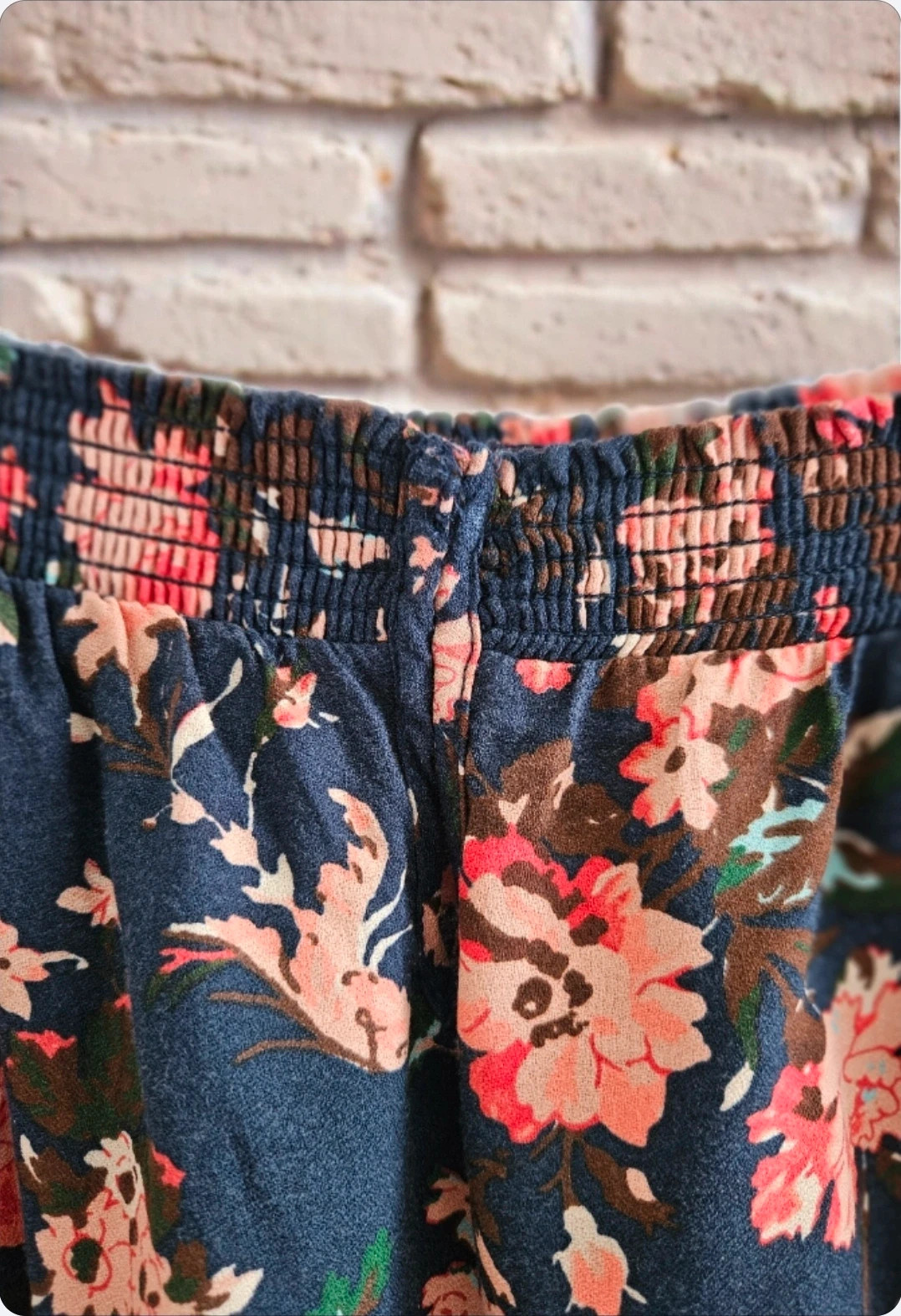 El Corte Inglés floral blouse · Size L · Off‑shoulder · Perfect condition – El Corte Inglés – taille L / 40 / 12 4