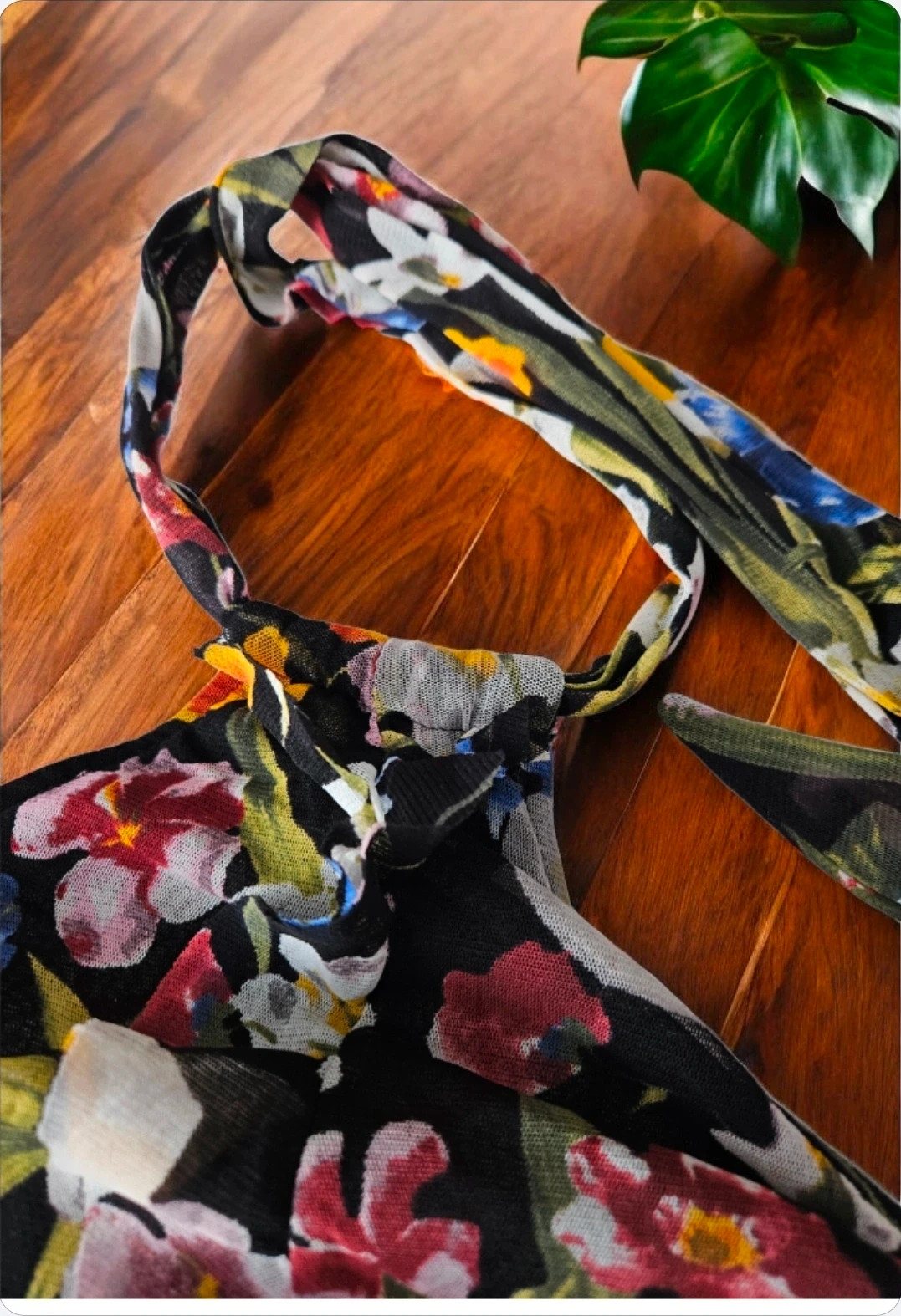 El Corte Inglés floral halter top · Size S · Lined · Perfect condition – El Corte Inglés – taille S / 36 / 8 2