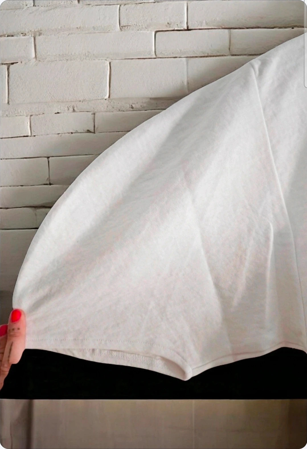 Zara structured white tee · Size L · Puff sleeves · Perfect condition – Zara – taille L / 40 / 12 3
