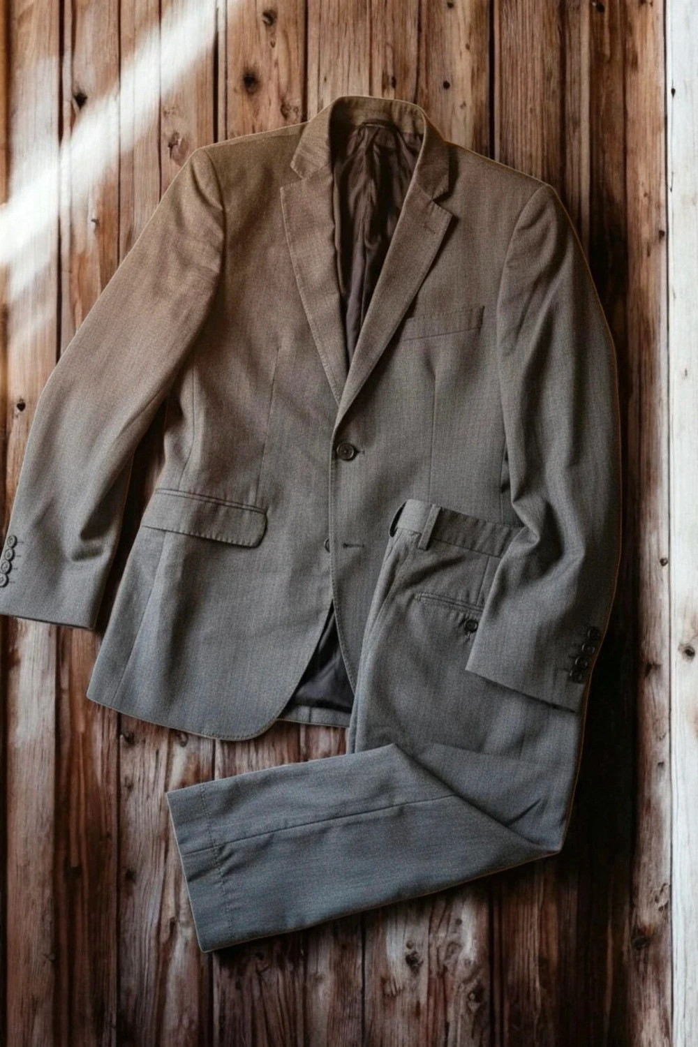 Zara Man suit · Blazer 40 · Pants 48 · Good condition · Classic grey