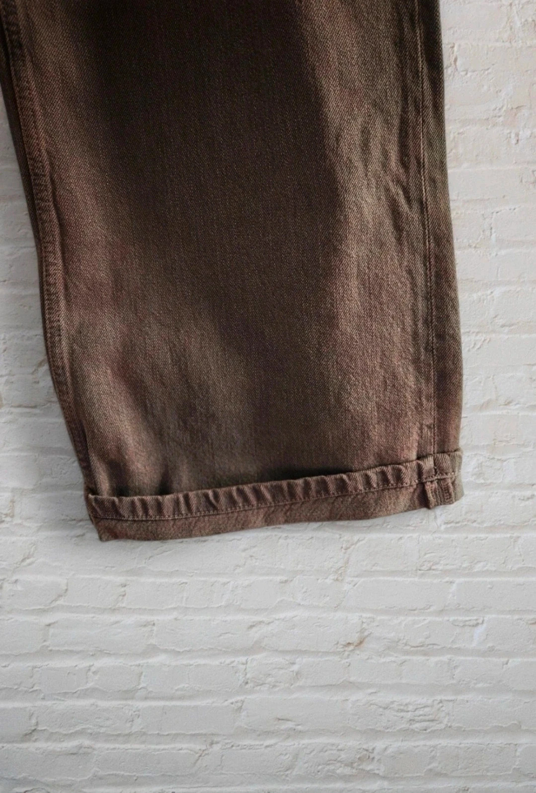 Zara slouchy jeans · Size 44 · Mid-rise · Worn twice · Dark brown YK2 – Zara – taille XXL / 44 / 16 3