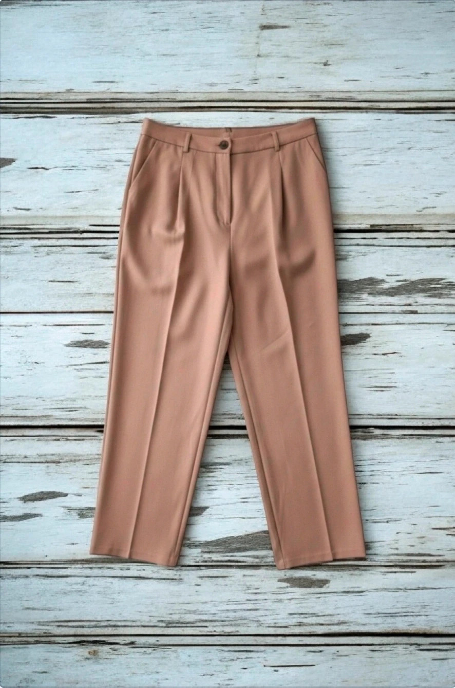 Pantalón beige Primark talla 46 · nuevo con etiqueta · tiro alto · clásico y elegante – Primark – taille XXXL / 46 / 18