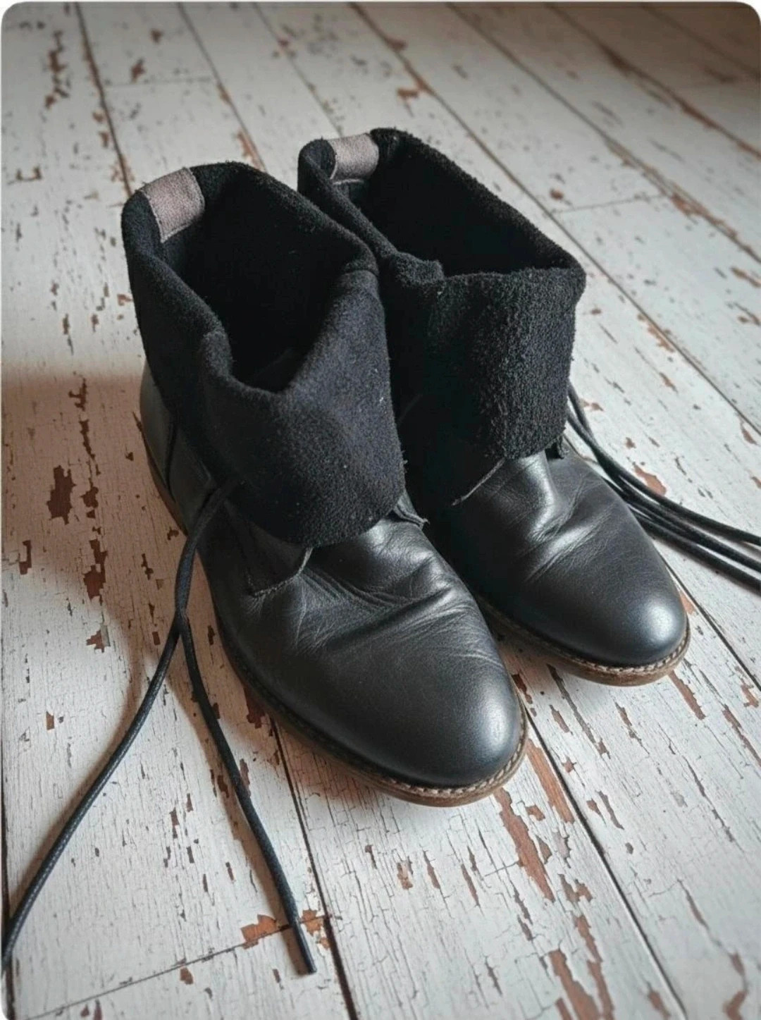 Botines boho black leather Bosanova T40 mujer · ankle boots piel auténtica – Bosanova – taille 40 2