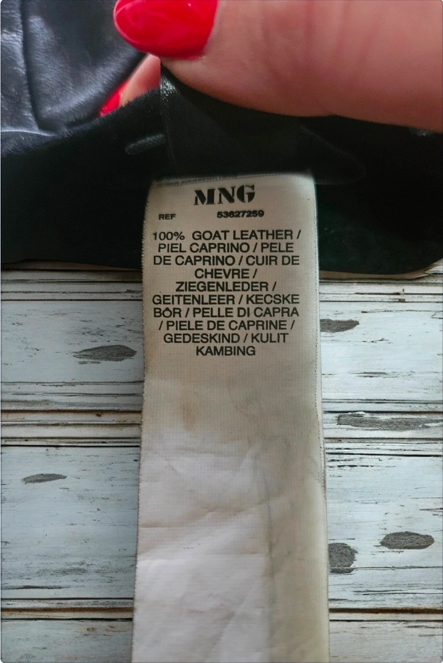 Goat leather gloves · Size M · Minor flaw · Great condition · MNG – MNG – taille M 5