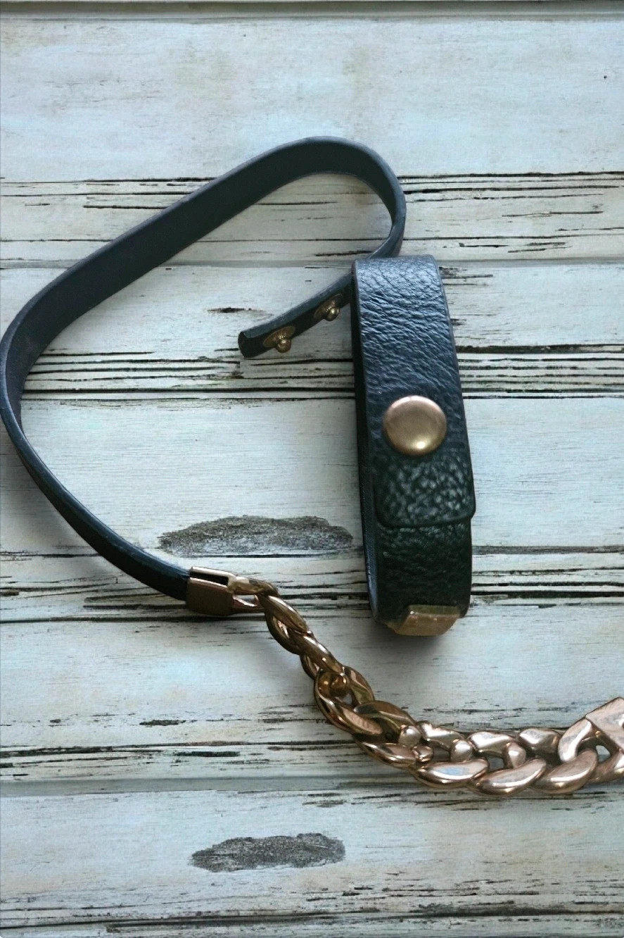 Parfois black bracelets · One double · Metallic details · Perfect condition – Parfois 4