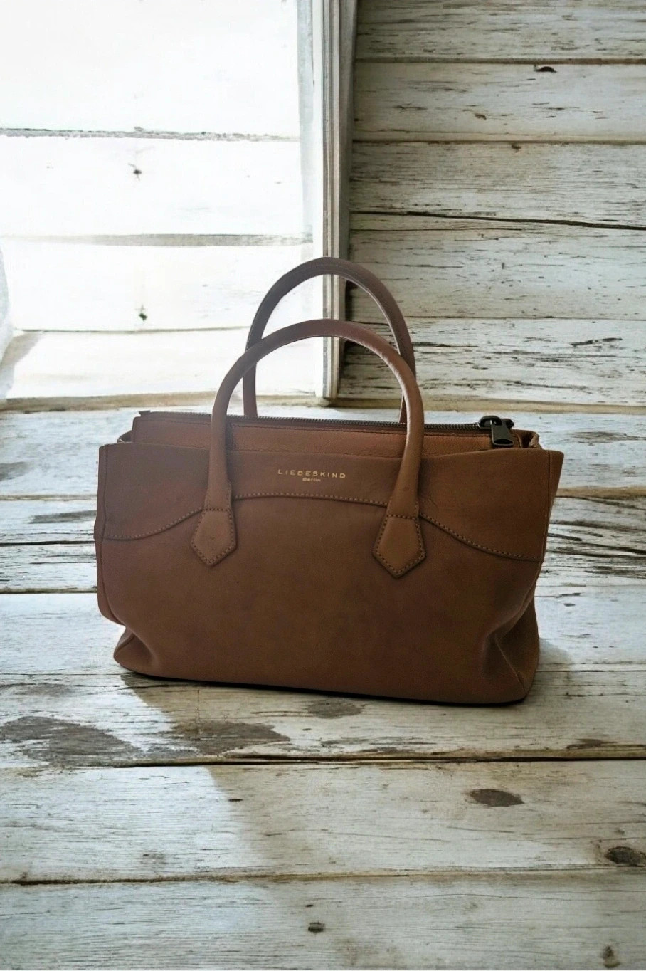 Liebeskind Berlin bolso piel marrón bandolera | leather handbag shoulder bag – Liebeskind Berlin 2