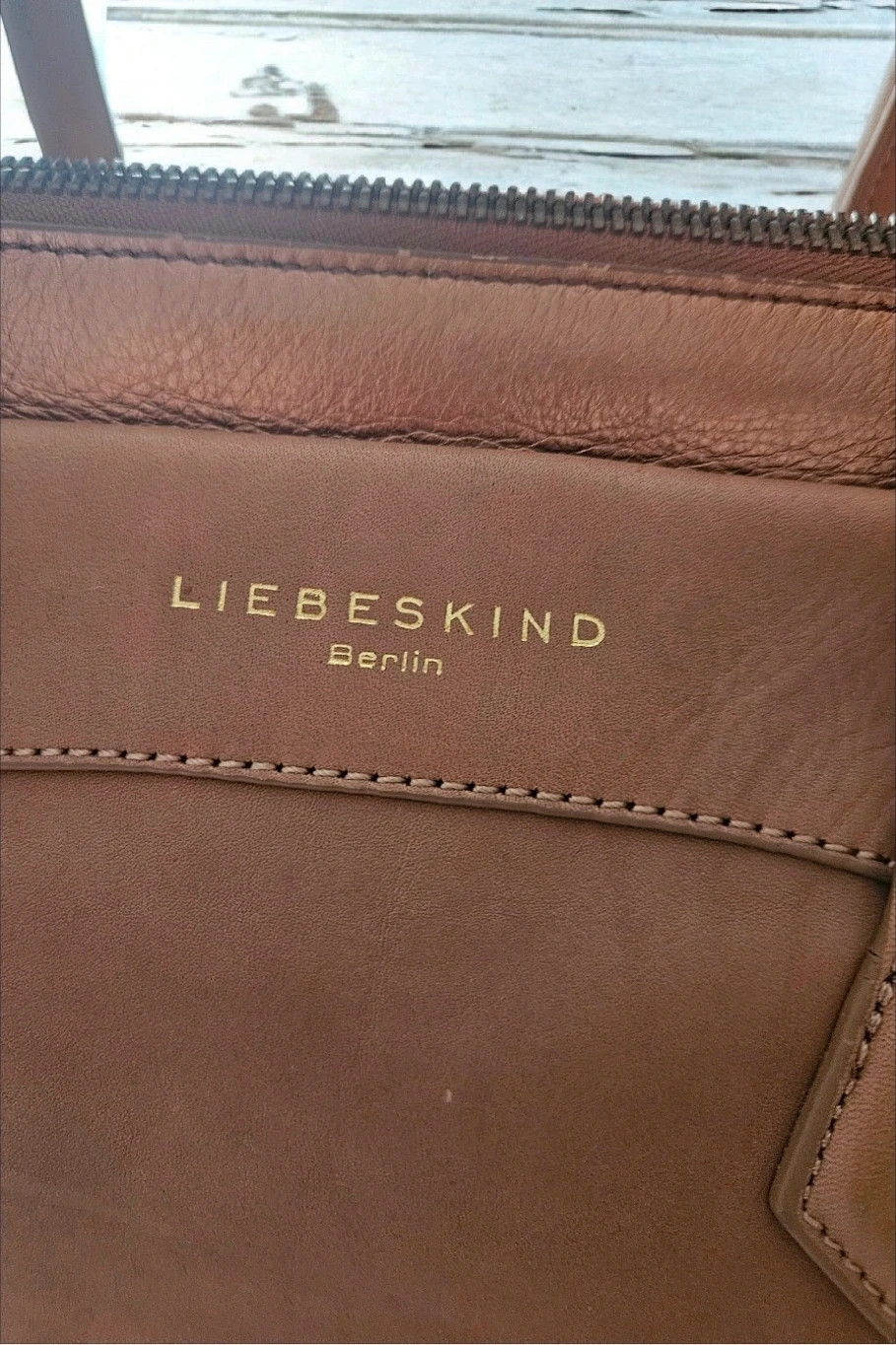 Liebeskind Berlin bolso piel marrón bandolera | leather handbag shoulder bag – Liebeskind Berlin 3