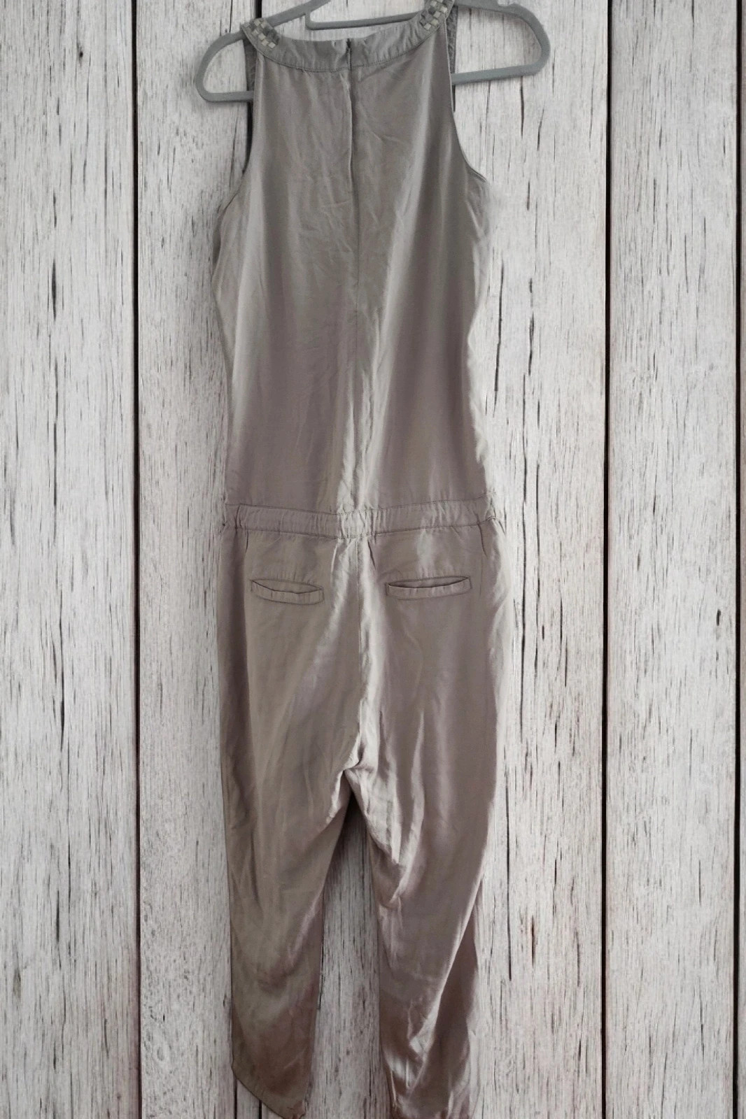 Mono largo EDC talla L beige grisáceo cintura ajustable tirantes tachuelas – EDC by Esprit – taille L / 40 / 12 5