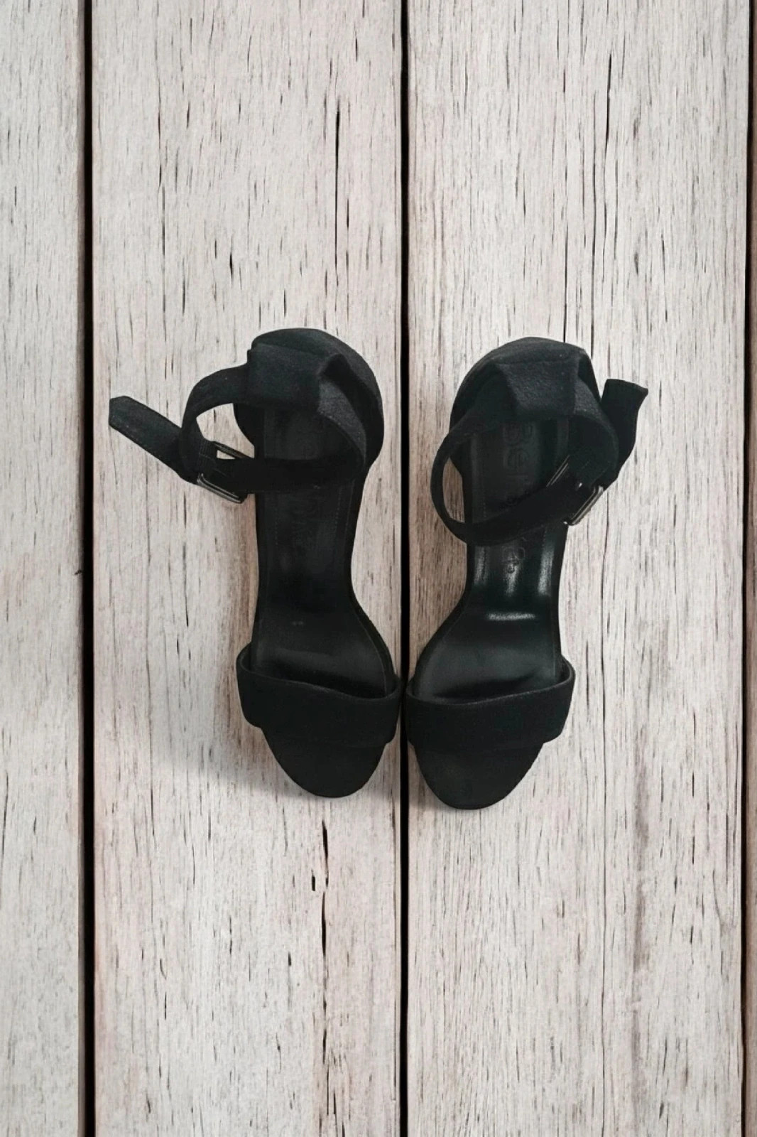 Sandalias Bershka negras tacón bloque 7 cm talla 40 · elegantes – Bershka – taille 40 3