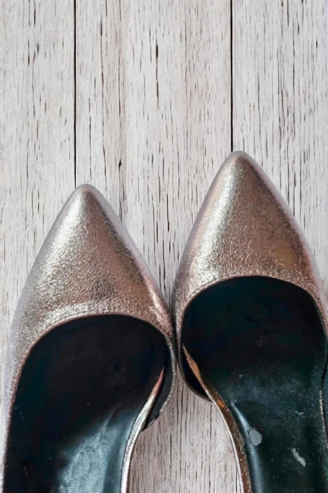 Zapatos tacón plata Bershka talla 40 silver pointed heel party elegant – Bershka – taille 40 3
