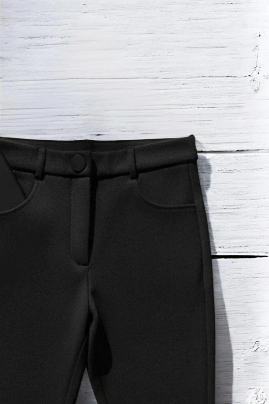 ZARA pantalón negro mujer talla M estilo elegante casual elástico perfecto estado – Zara – taille M / 38 / 10 3