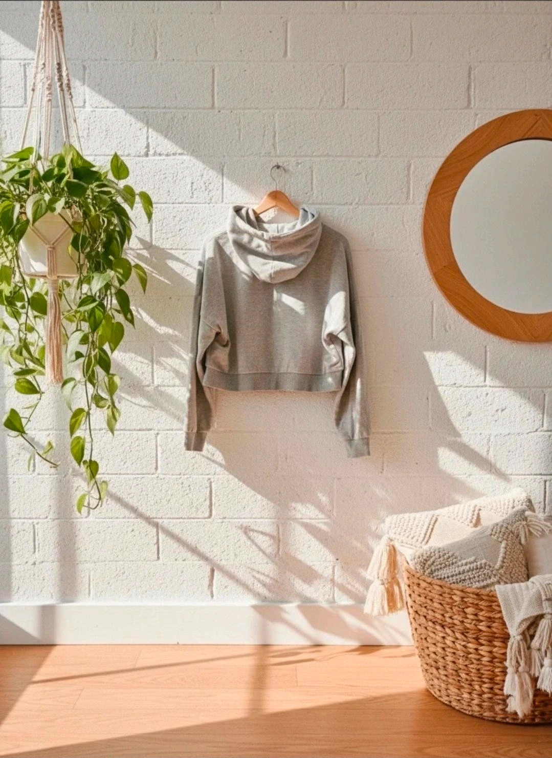 Sudadera cropped gris capucha Lefties XL oversize casual tendencia comfy – Lefties – taille XL / 42 / 14 3