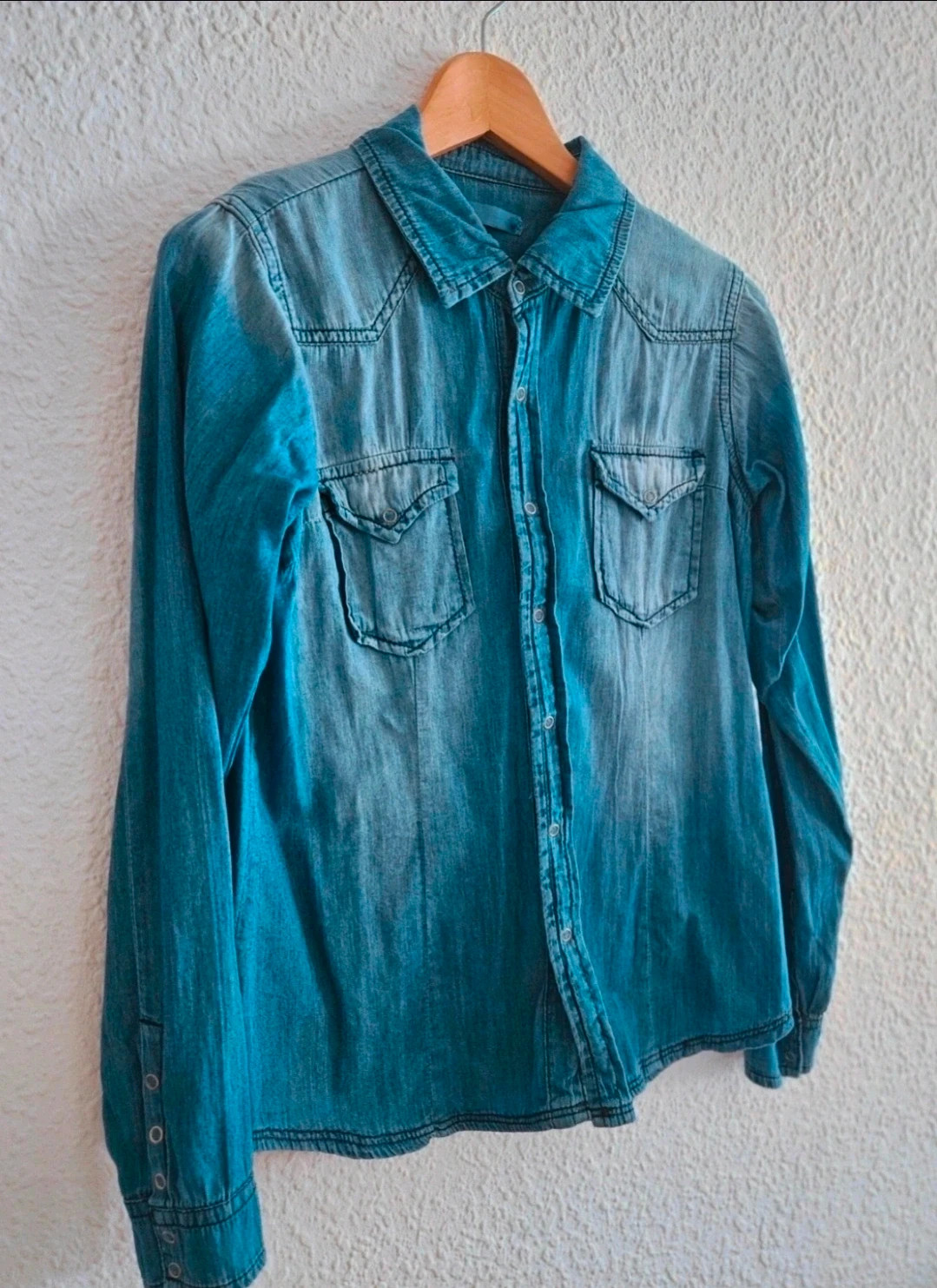 Sfera camisa vaquera denim azul talla M estilo boho vintage casual perfecto estado – Sfera – taille M / 38 / 10 4