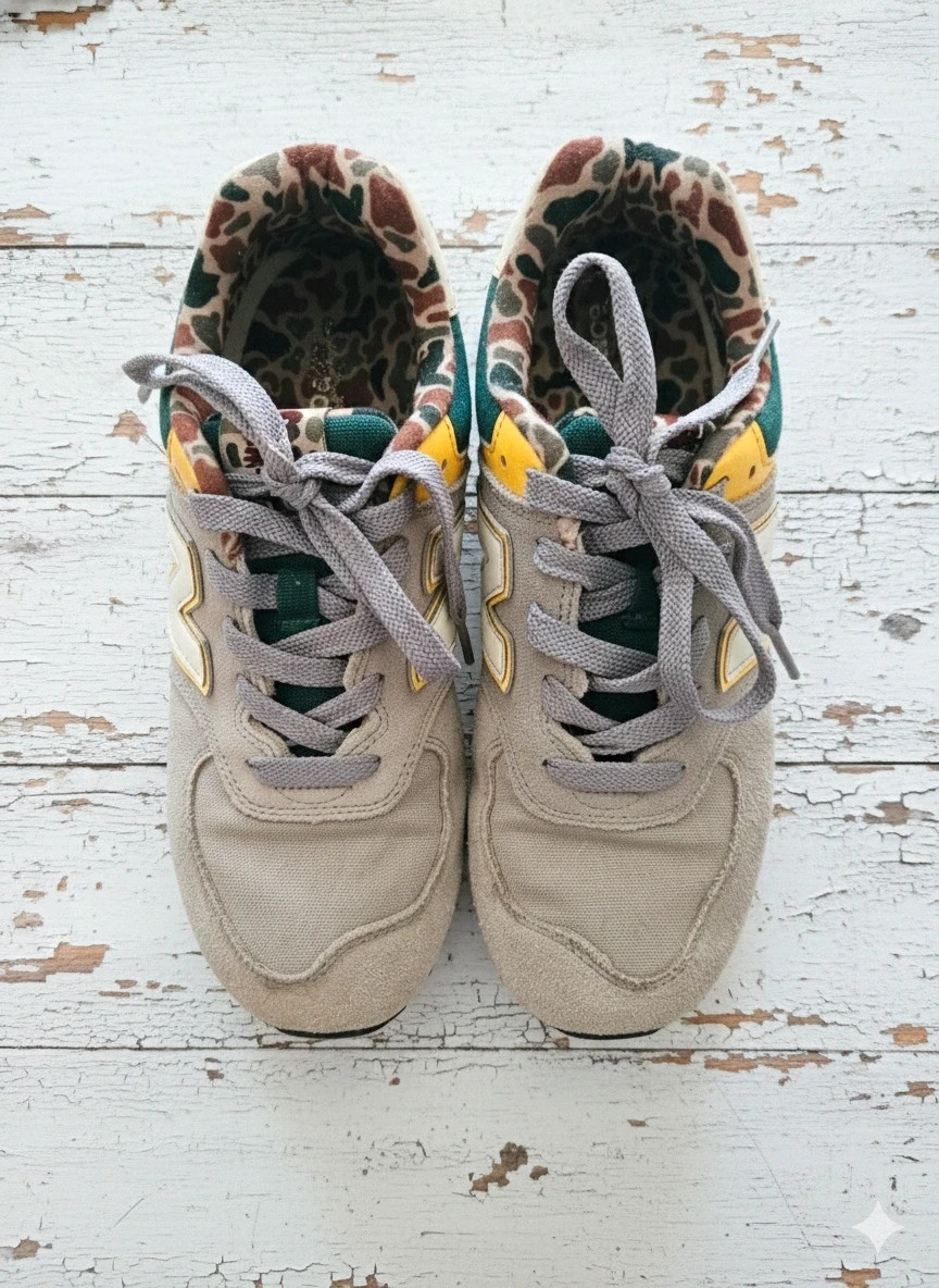New Balance 574 leopard beige,Teal T37 Sneakers estilo streetwear