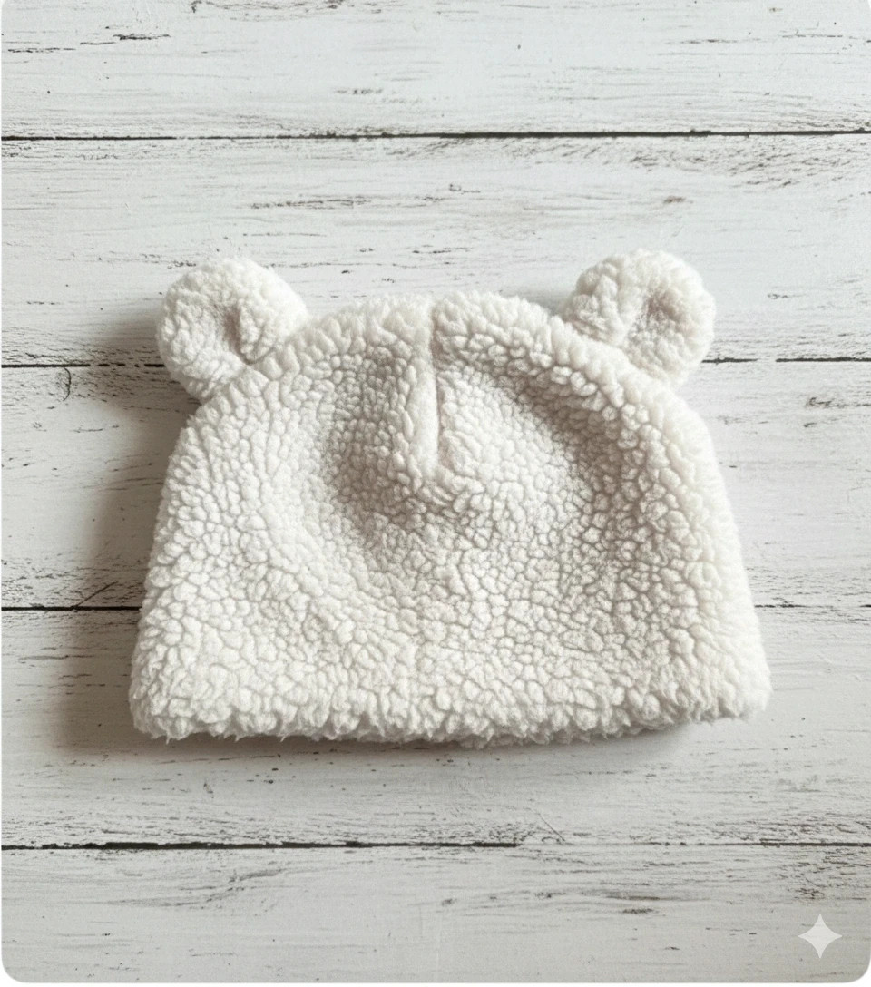 Oysho beanie teddy cream M, cozy & cute – Oysho – taille M 2