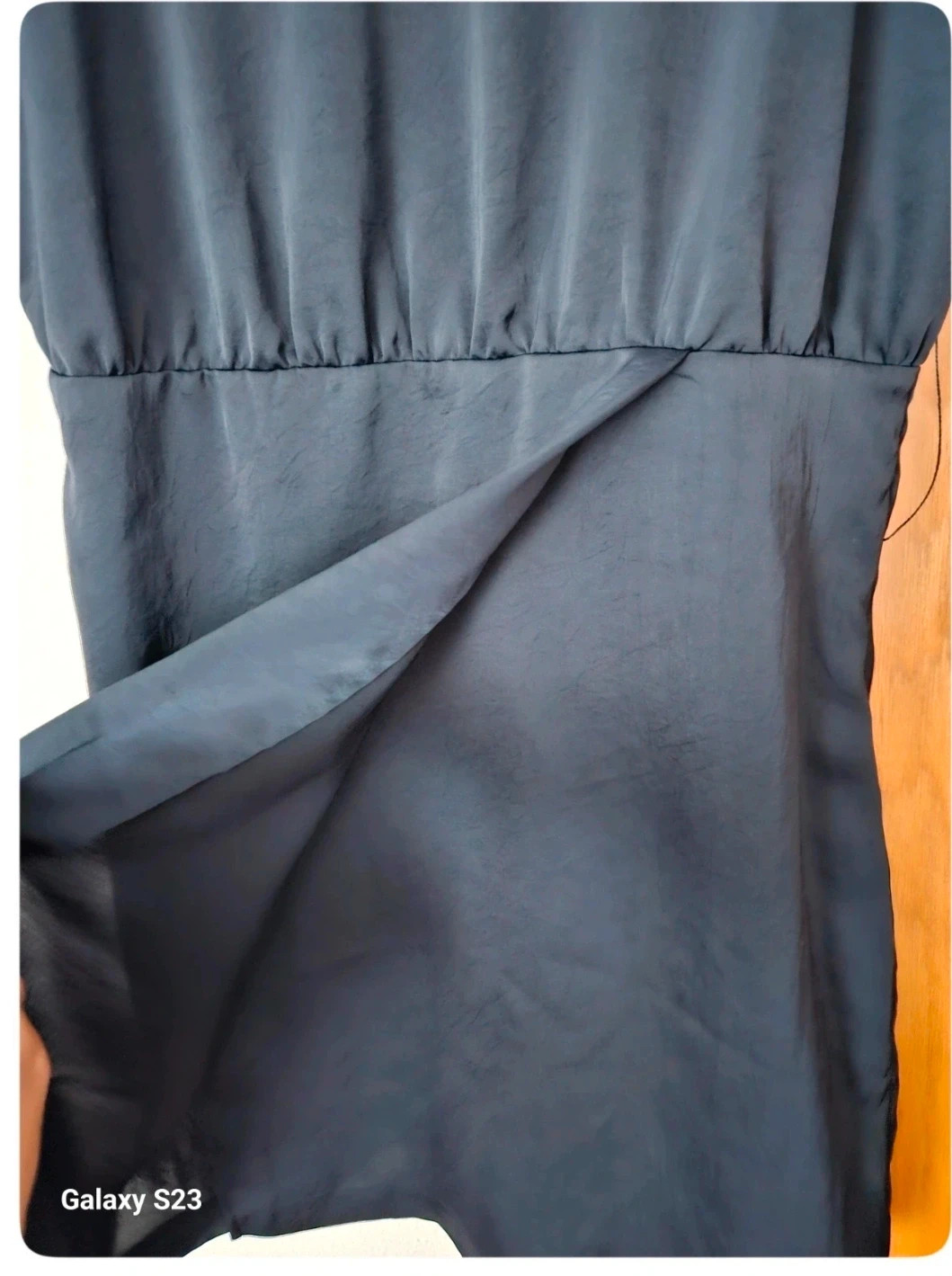 Vestido Sfera azul petróleo con trabillas cinturón | Casual elegante | Talla L / 42 – Sfera – taille L / 40 / 12 2