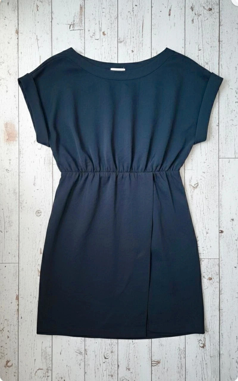 Vestido Sfera azul petróleo con trabillas cinturón | Casual elegante | Talla L / 42