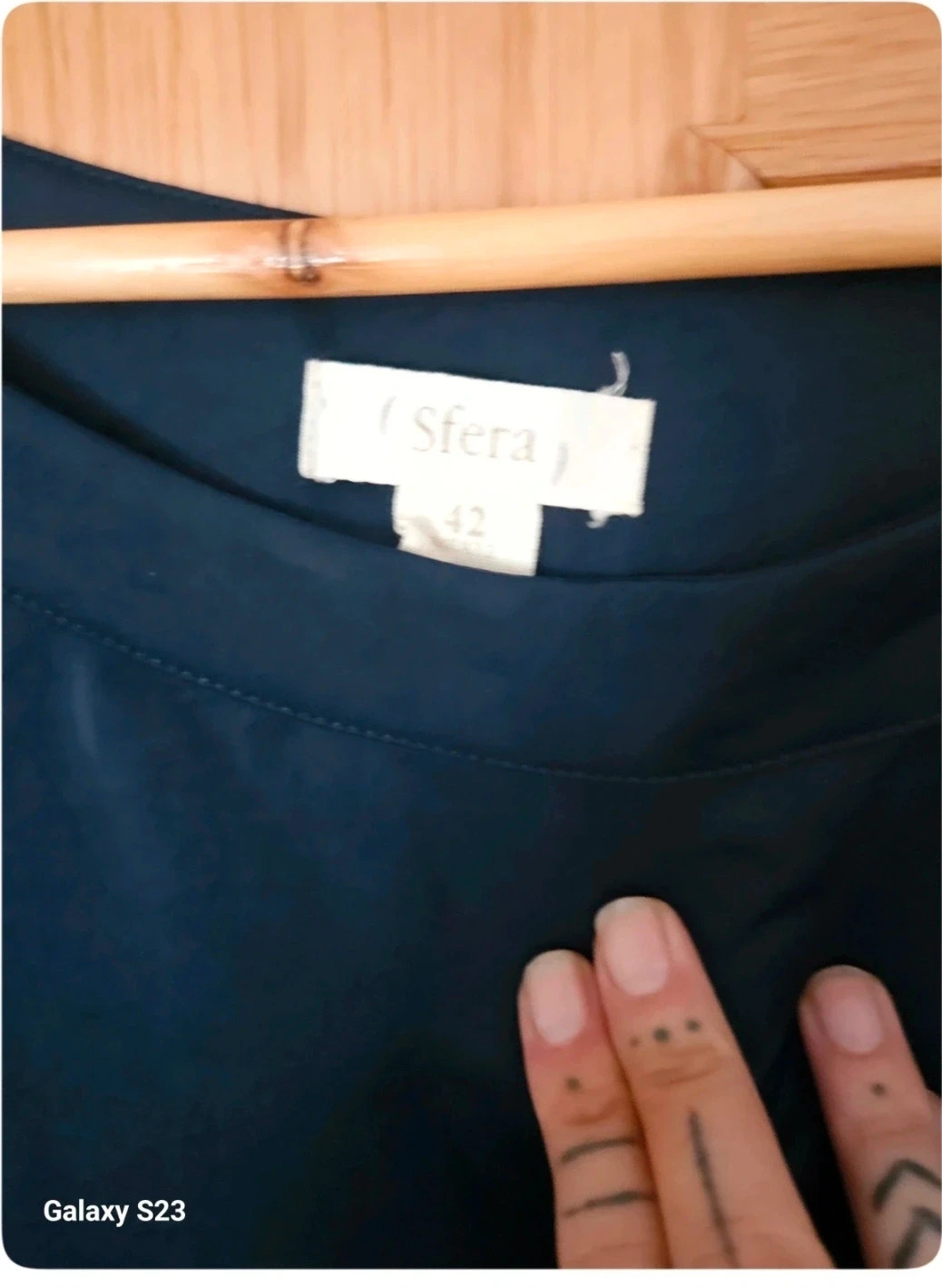Vestido Sfera azul petróleo con trabillas cinturón | Casual elegante | Talla L / 42 – Sfera – taille L / 40 / 12 4