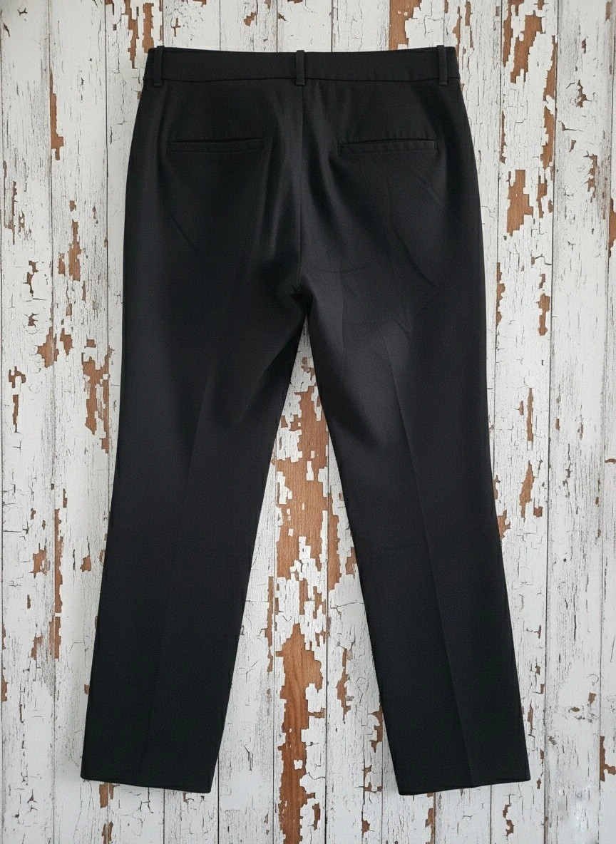 Pantalón negro Zara Woman talla S recto elegante básico oficina tiro medio – Zara – taille S / 36 / 8 2
