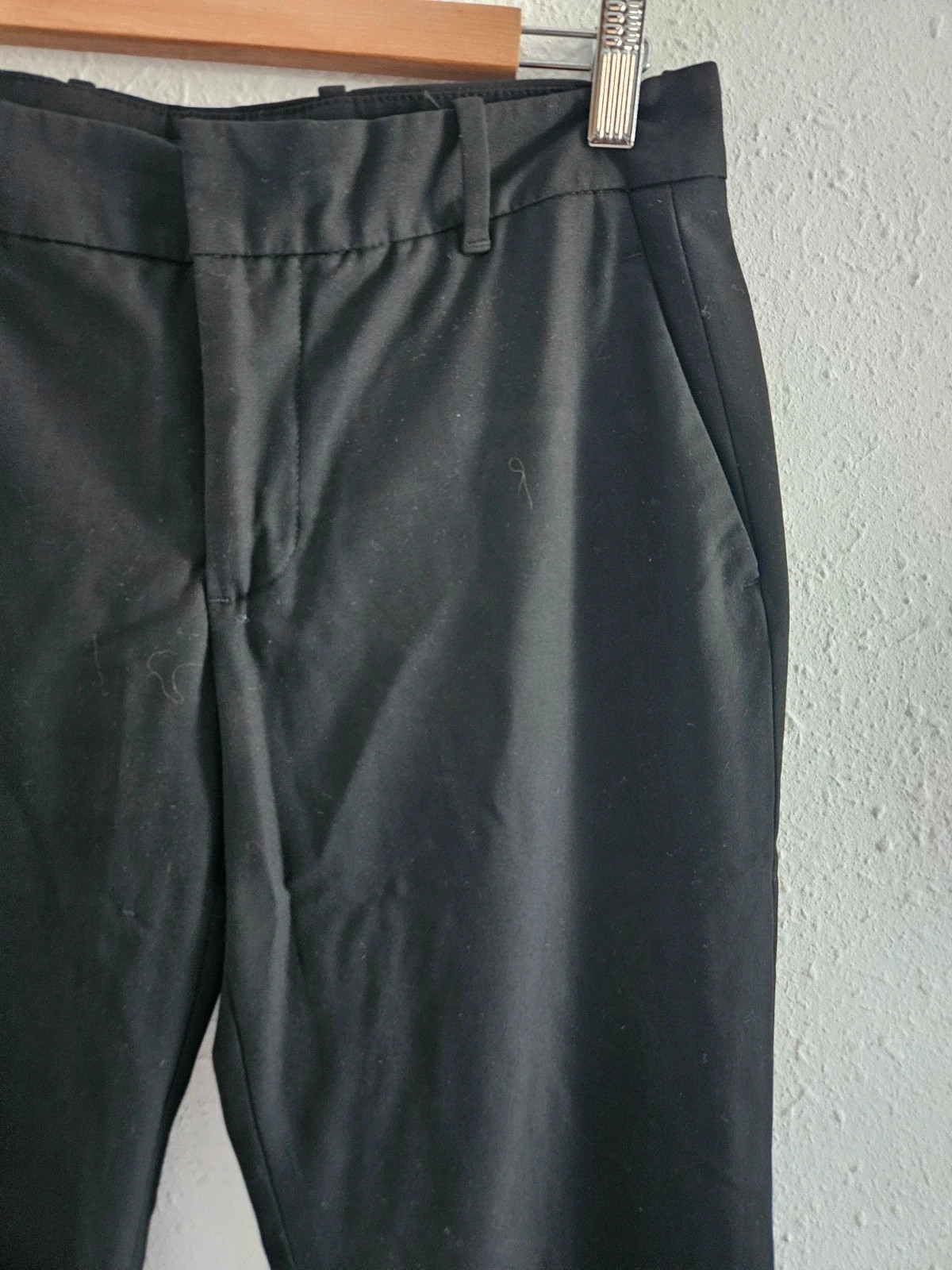 Pantalón negro Zara Woman talla S recto elegante básico oficina tiro medio – Zara – taille S / 36 / 8 3