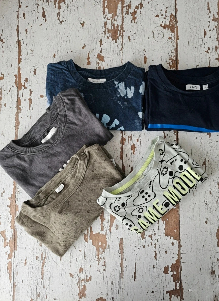 Lote 5 camisetas niño tallas 9-14 años | Lefties, OVS, Zeeman | Buen estado – OVS – taille 11 ans / 146 cm 2