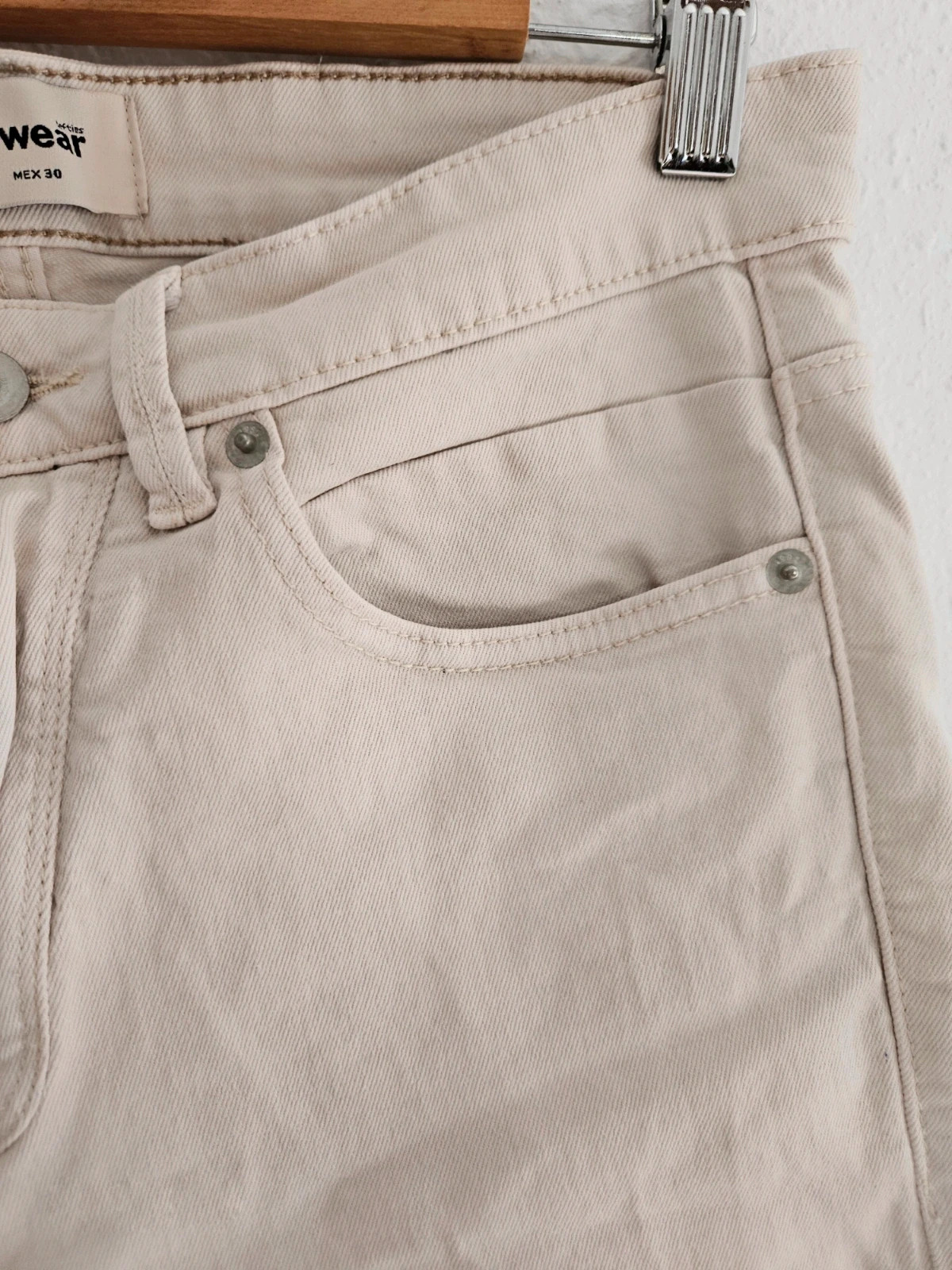 Bermudas beige Denimwear T38 – Slim comfort, perfecto estado – Denimwear – taille W29 | FR 38 5
