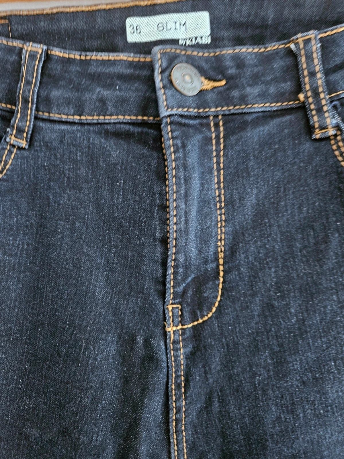 Bermudas denim azul oscuro slim KIABI T36 – Perfecto estado – Kiabi – taille W26 | FR 36 5