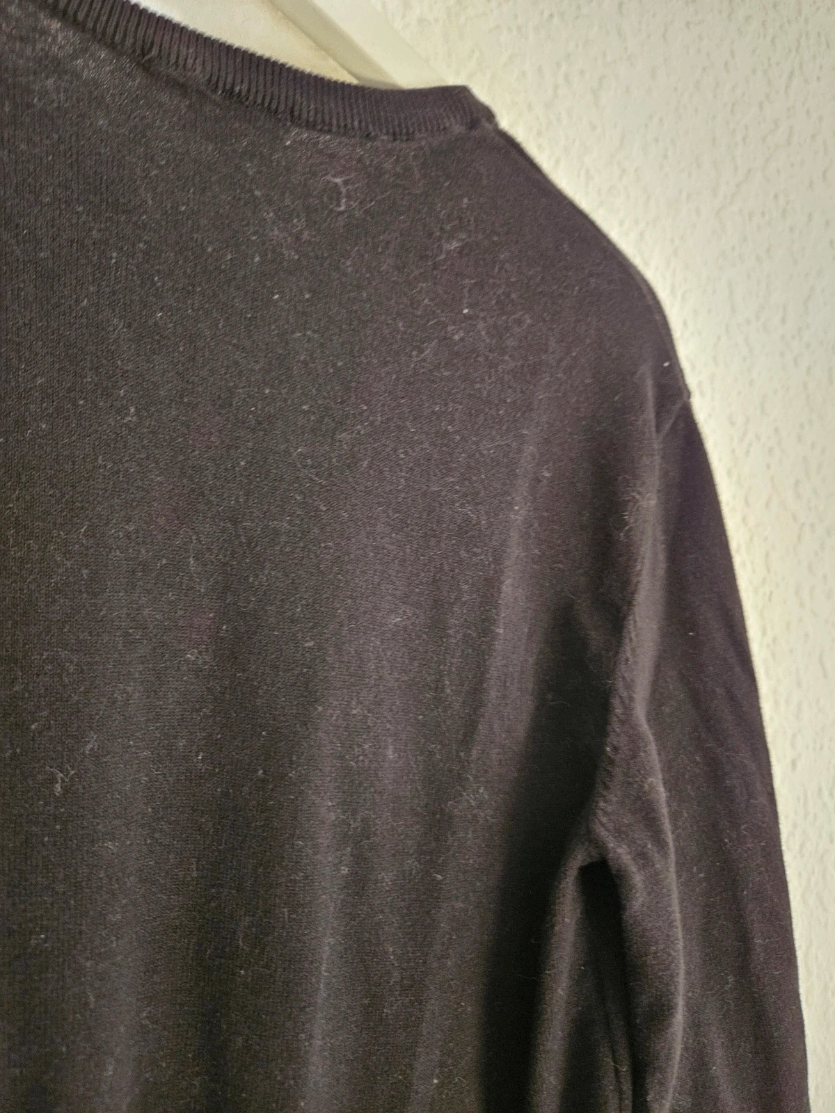 Kiabi jersey negro cuello pico talla S básico suave Jersey – Kiabi – taille S 5