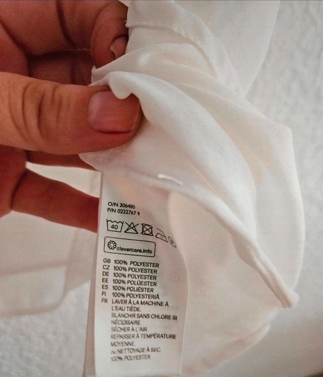 H&M top blanco tirantes XXL fluido doble capa básico elegante blanco – H&M – taille XXXL / 46 / 18 5