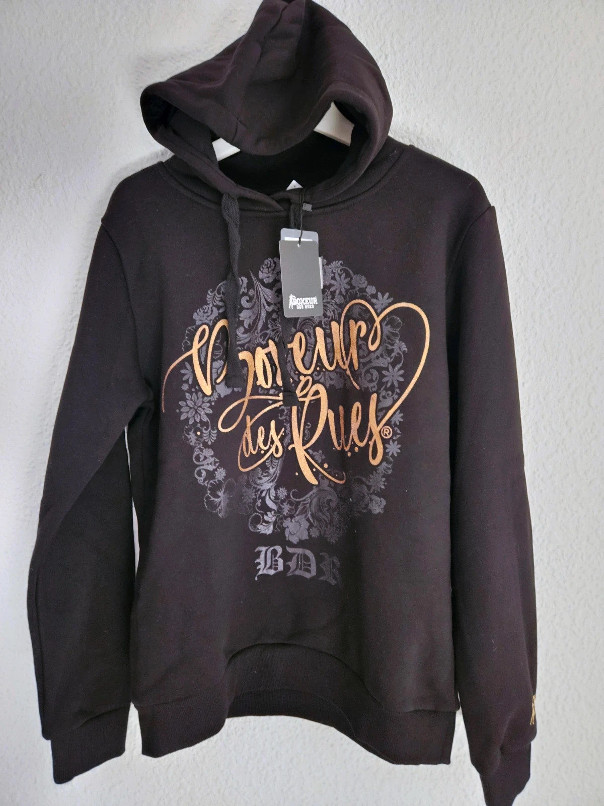 Sudadera Boxeur Des Rues negra y dorada XL nueva – BOXEUR DES RUES – taille XL / 42 / 14 2