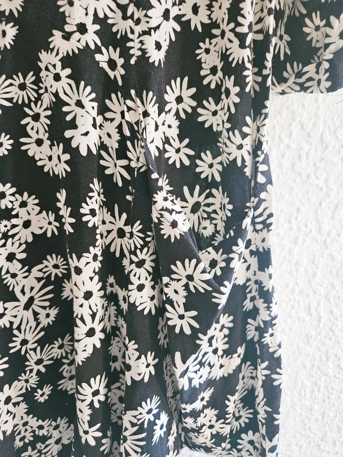Vestido Forever 21 flores blancas talla L corto manga larga estilo boho vintage – Forever 21 – taille L / 40 / 12 3