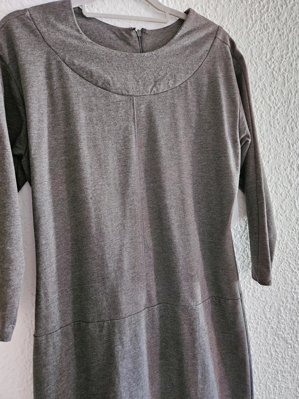 Vestido Sfera gris entallado de manga francesa · Talla 40 · En perfecto estado – Sfera – taille L / 40 / 12 3