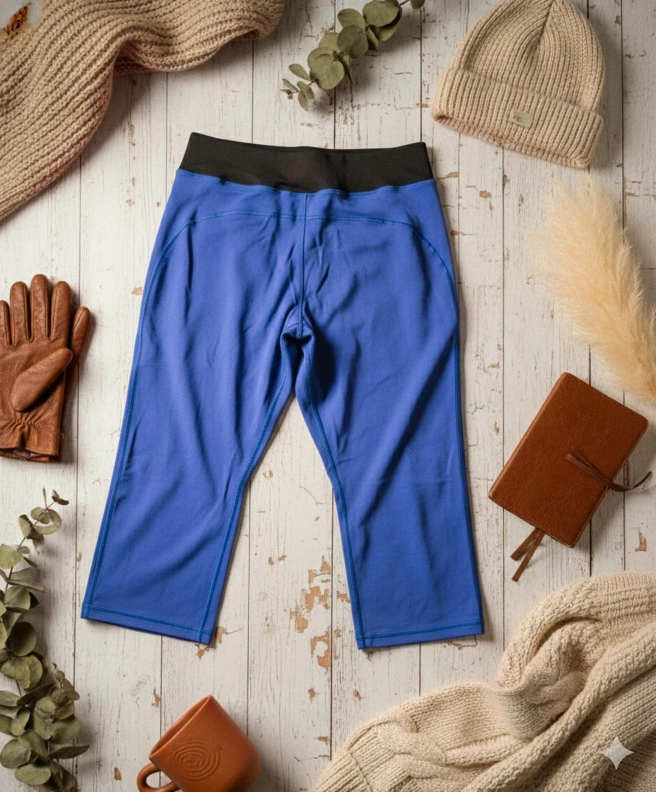 Mallas Oxylane Decathlon talla XL moradas, cómodas y elásticas para deporte o yoga – Decathlon – taille XL / 42 / 14 2